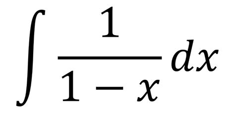 integral of 1/x from 0 to 1